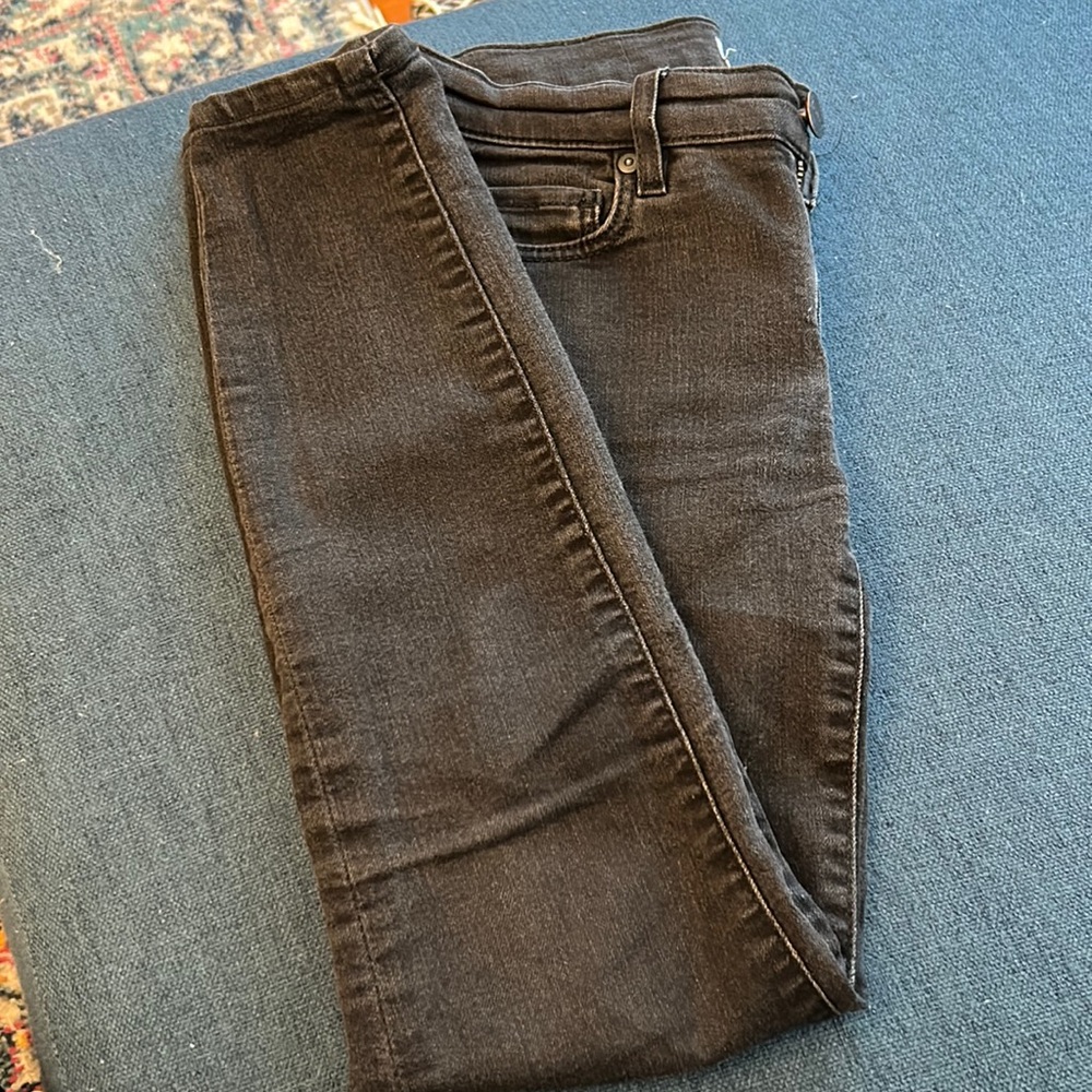 Loft Modern Skinny Light Black Jeans